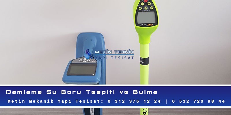 Damlama Su Boru Tespiti ve Bulma